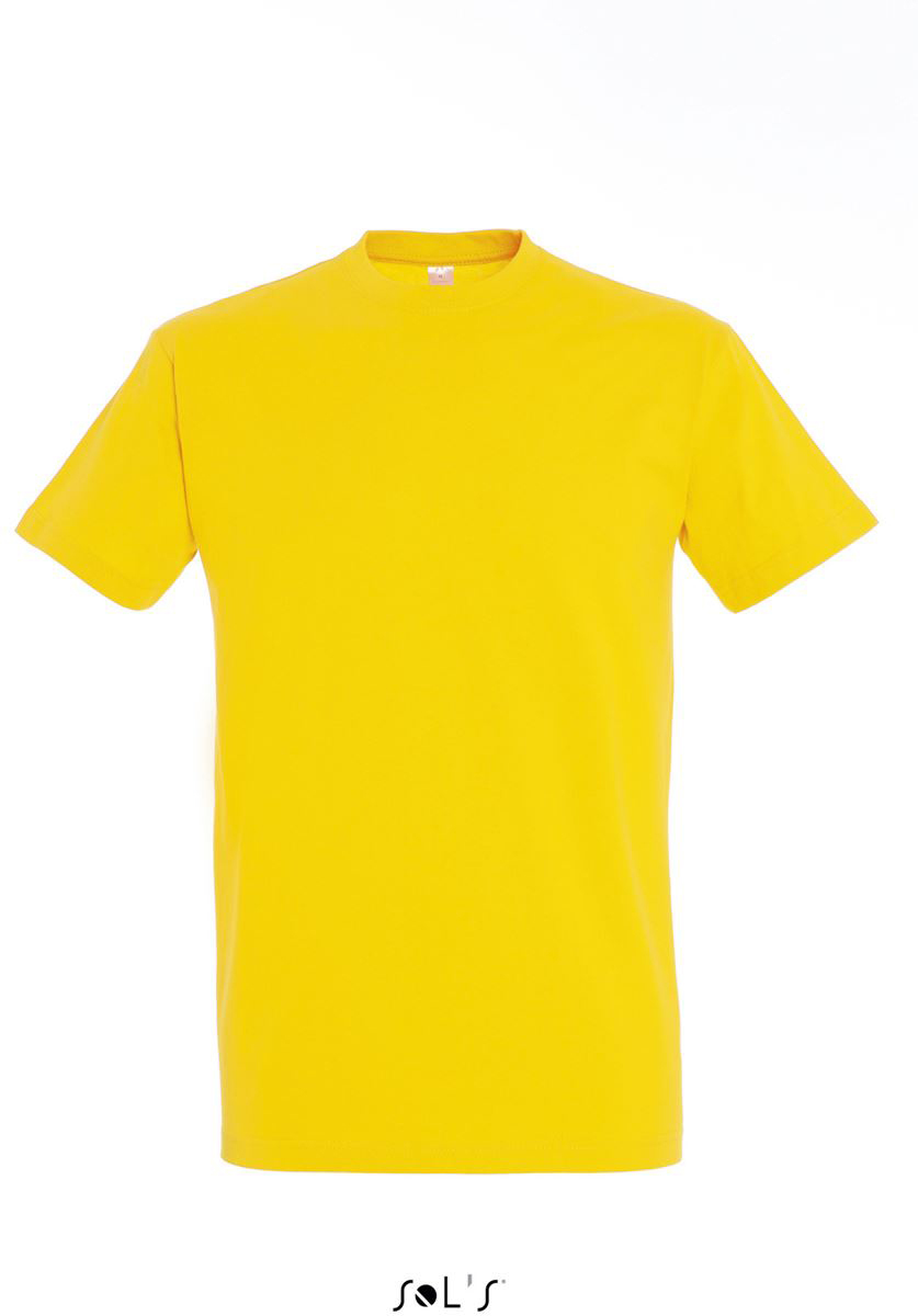 Sol's imperial - Men's Round Collar T-shirt - žltá