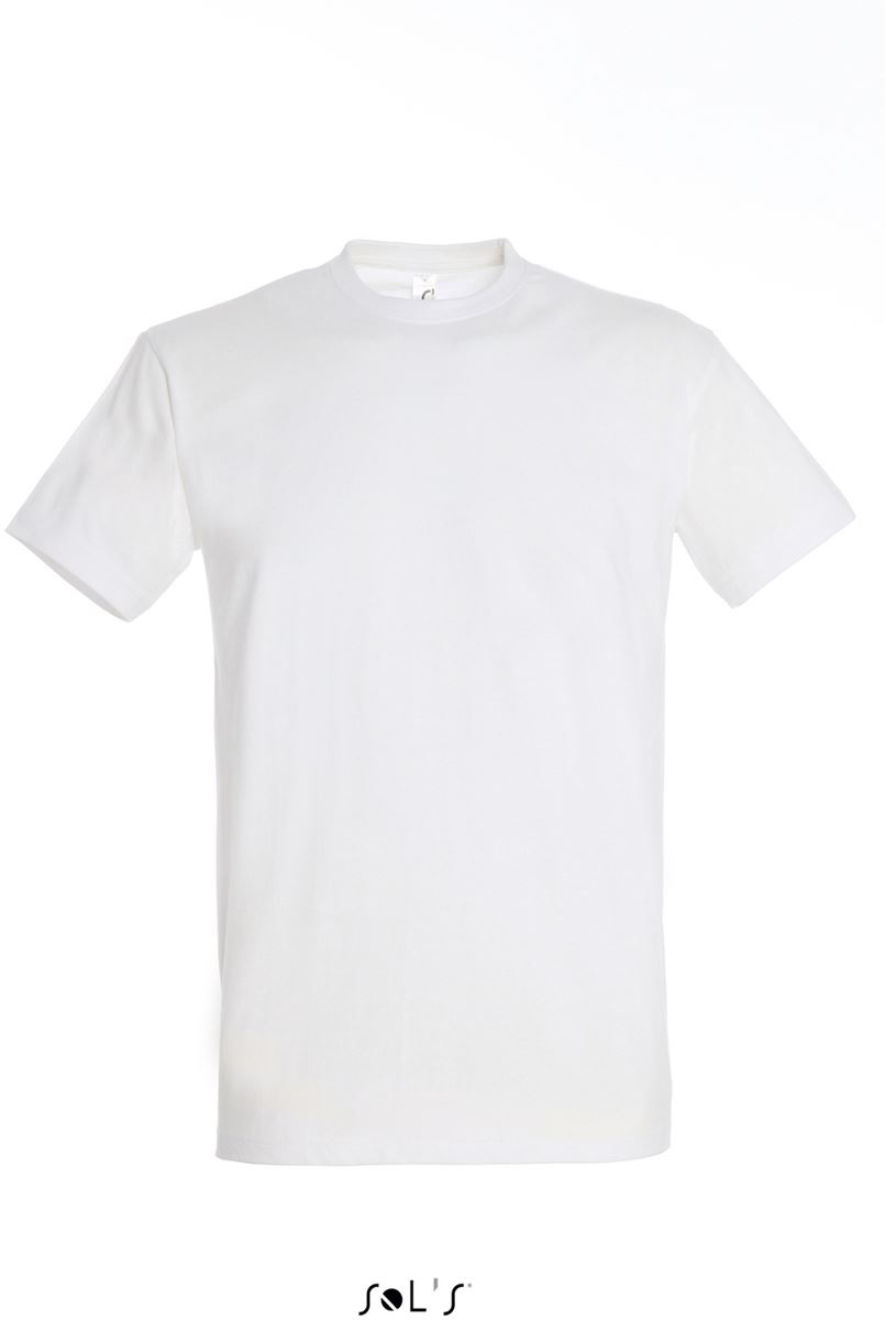 Sol's imperial - Men's Round Collar T-shirt - biela