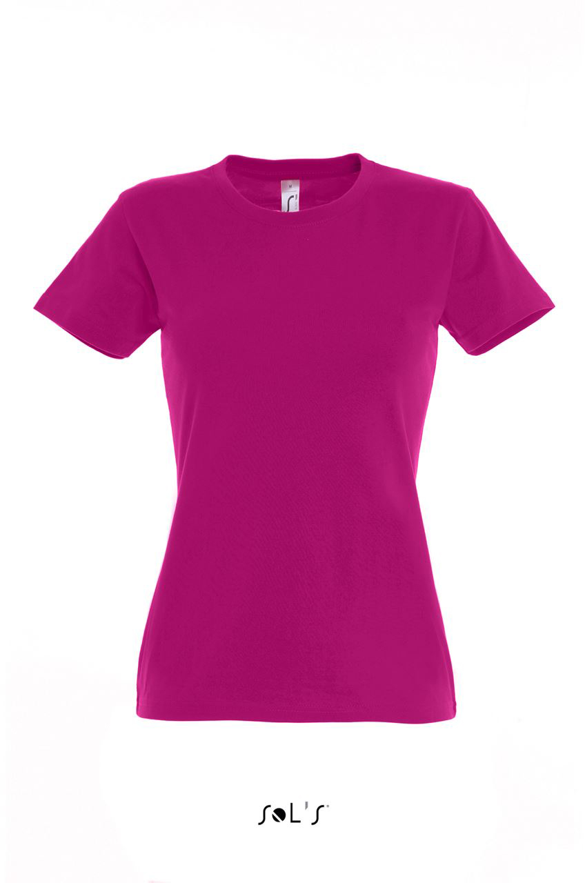 Sol's imperial Women - Round Collar T-shirt - růžová