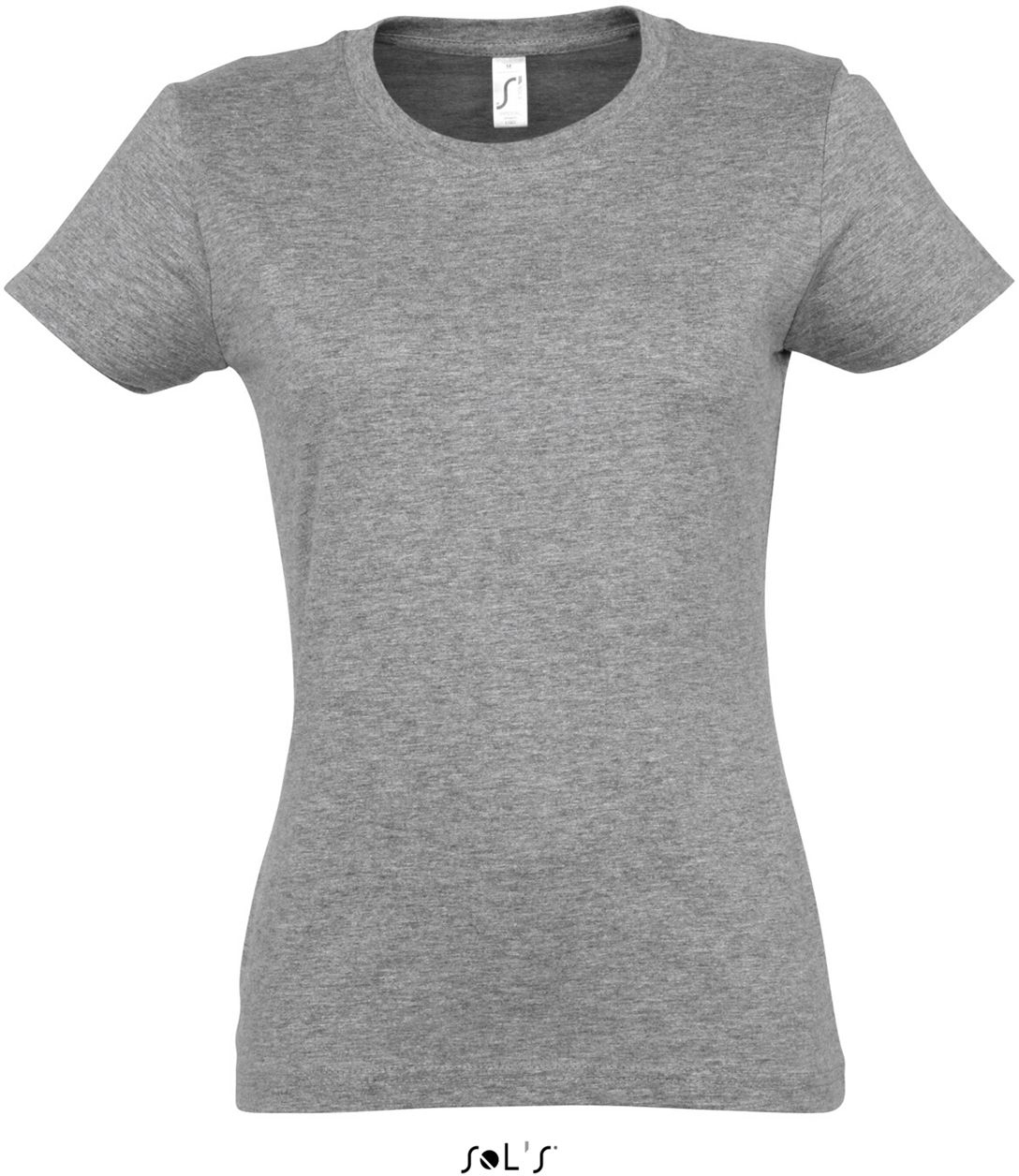 Sol's imperial Women - Round Collar T-shirt - grey