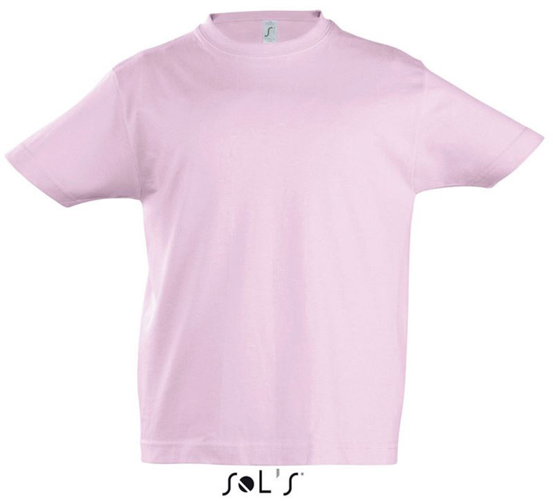 Sol's imperial Kids - Round Neck T-shirt - růžová