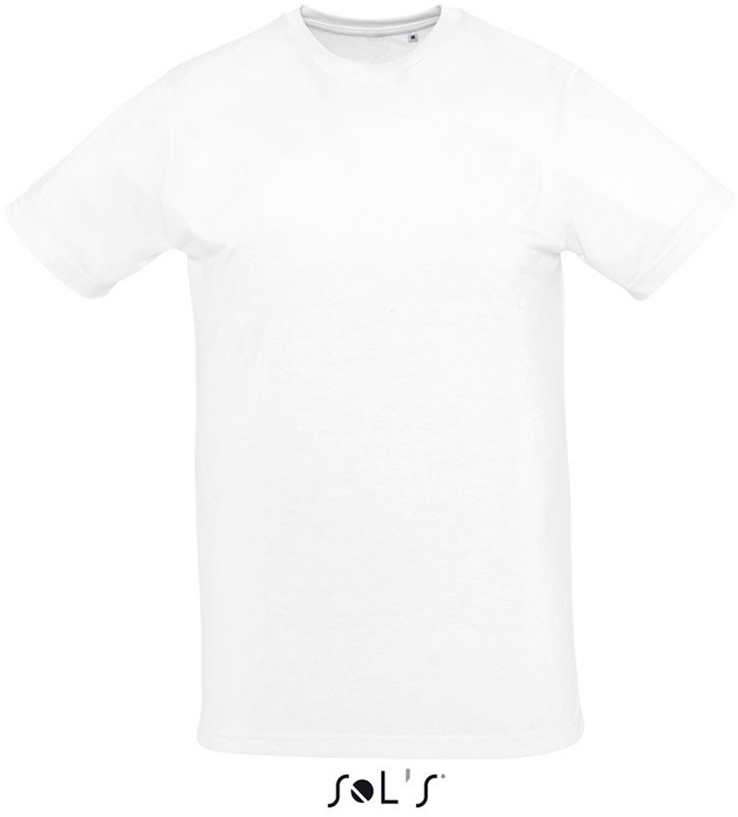 Sol's Sublima - Unisex Round Collar T-shirt For Sublimation - biela