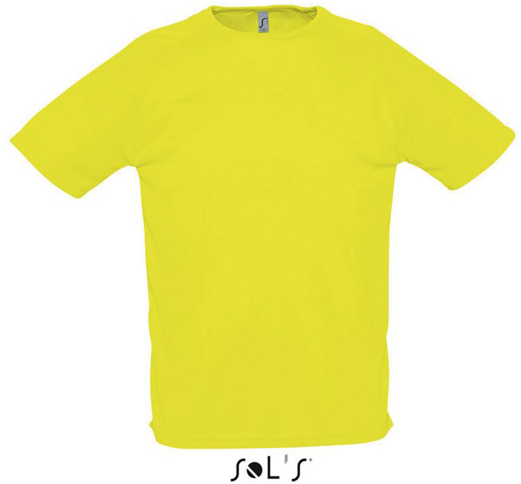 Sol's Sporty - Raglan Sleeved T-shirt - Gelb