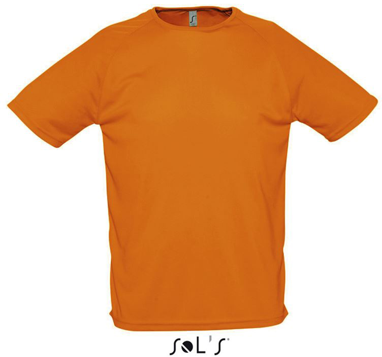 Sol's Sporty - Raglan Sleeved T-shirt - Sol's Sporty - Raglan Sleeved T-shirt - Orange