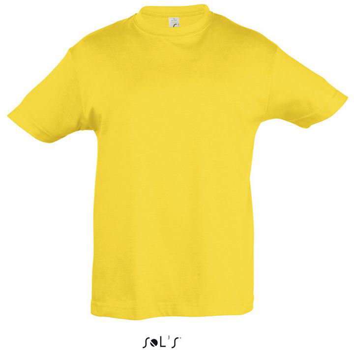Sol's Regent Kids - Round Neck T-shirt - žlutá