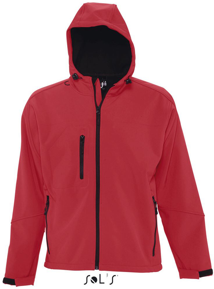 Sol's Replay Men - Hooded Softshell - Rot
