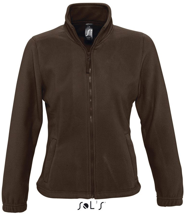 Sol's North Women - Zipped Fleece Jacket - Sol's North Women - Zipped Fleece Jacket - Dark Chocolate
