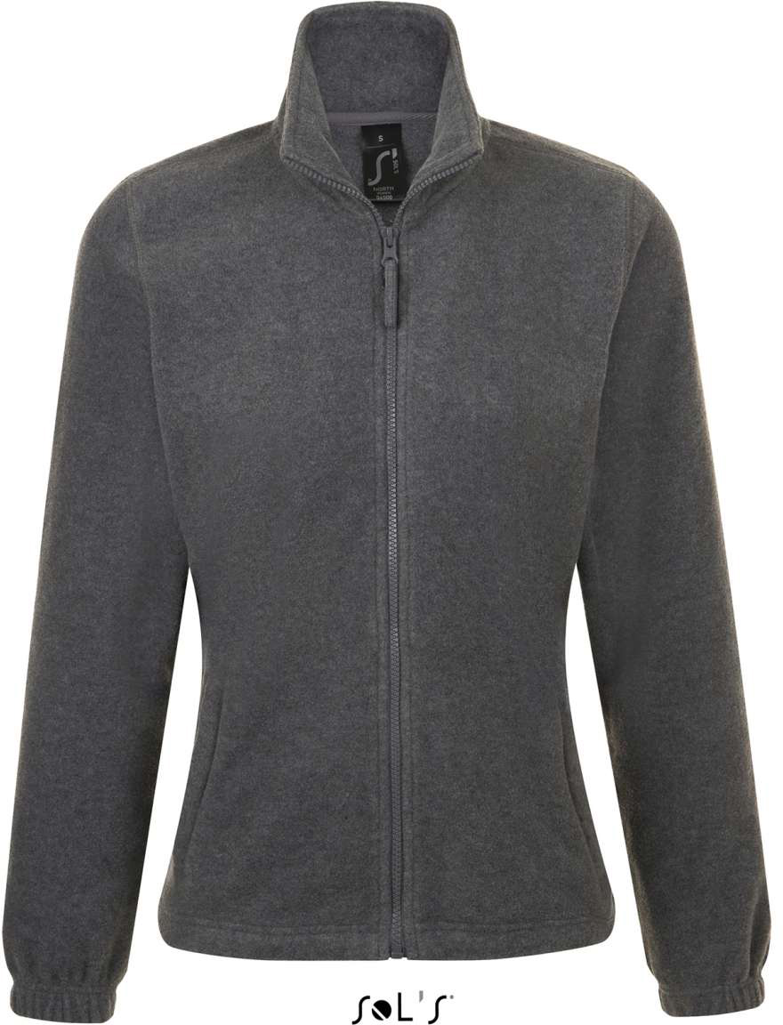 Sol's North Women - Zipped Fleece Jacket - grey